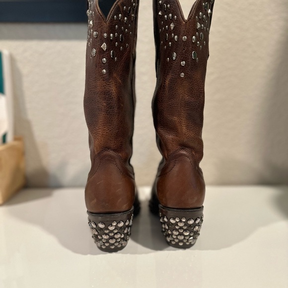 Ariat Studded Cowboy Boots Size 7 - Picture 3 of 5
